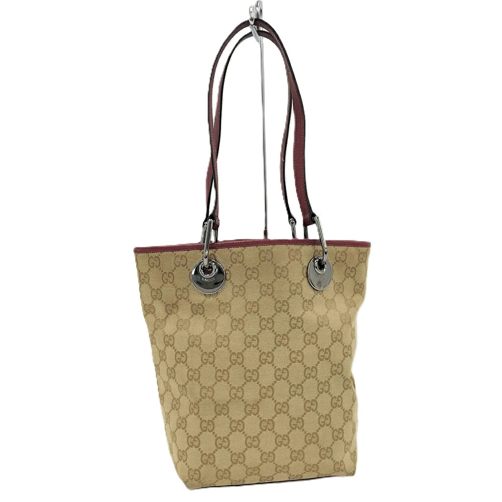 Gucci Shoulder Bag GG Canvas Beige